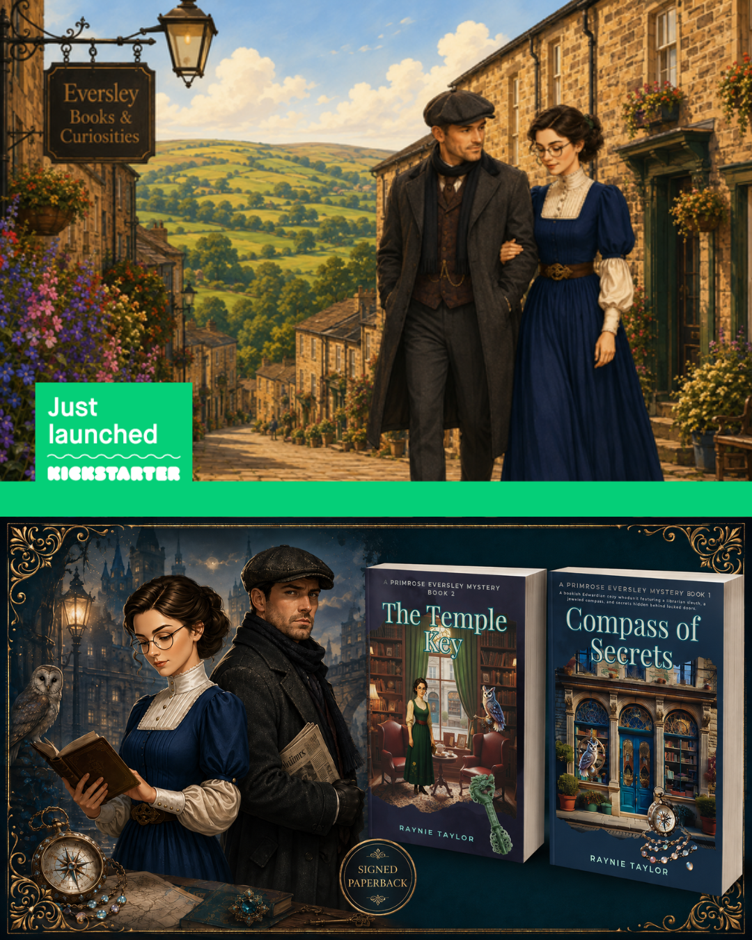 Kickstarted Book one and two signed editions